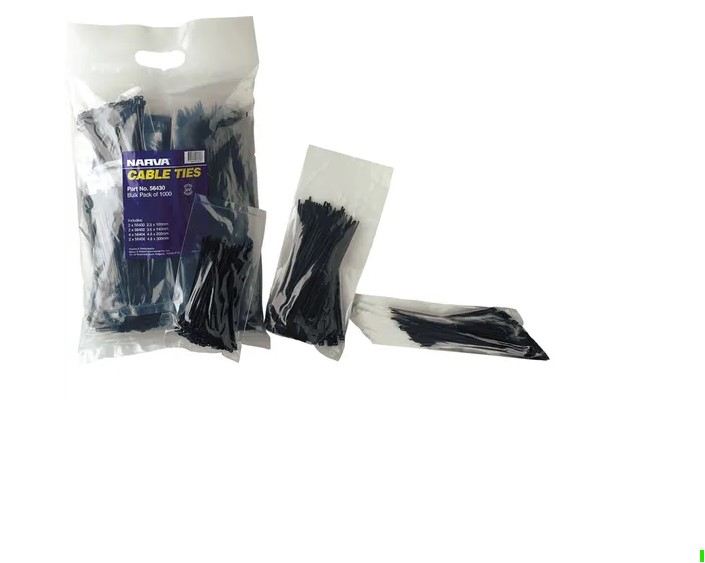 CABLE TIE BULK ASSORTED (1000 PACK) - 56430