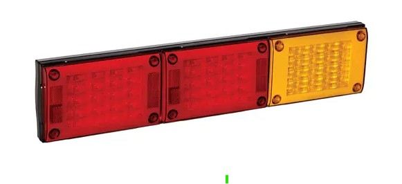 JUMBO TAIL LIGHTS - B/B/I - HORIZONTAL MODEL 48 - 94850