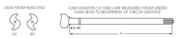 CAMSHAFT BPW NEW GEN LH  547.5MM 10SPL - OE2039