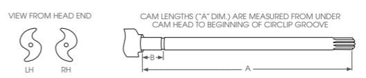 CAMSHAFT BPW NEW GEN LH  547.5MM 10SPL - OE2039