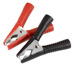 100AMP INSULATED TEST CLIPS (1 X POS, 1 X NEG) - TC75