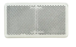 CLEAR RETRO REFLECTOR 105 X 55MM ADHESIVE - 1 PCE - 84060.1