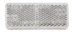 CLEAR RETRO REFLECTOR 70X28 SELF ADHESIVE BL (2) - 84035BL