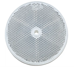 CLEAR RETRO REFLECTOR 80MM C/FIX HOLE BL(2) - 84020BL