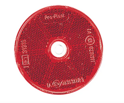 REFLECTOPR RED 60MM C/FIX BL (2) - 84012BL
