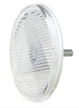 CLEAR RETRO REFLECTOR(C) 65MM WITH FIXING BOLT BL2 - 84000BL