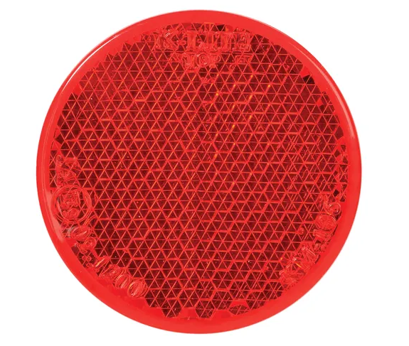 RED RETRO REFLECTOR WITH SELF ADHESIVE 42MM - 83992BL