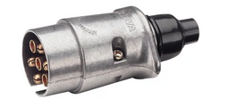 7 PIN TRAILER PLUG - METAL MALE (25) - 82161/25