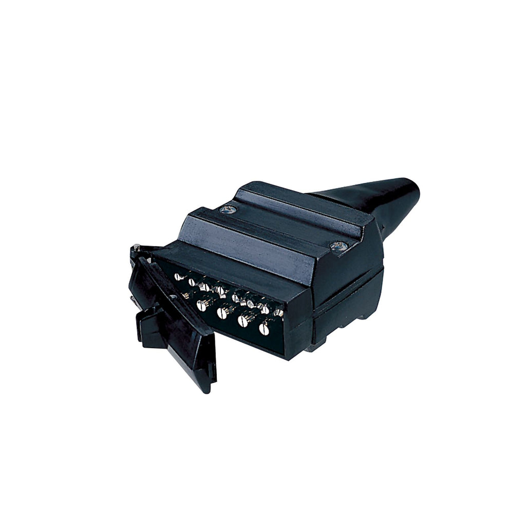 12 PIN FLAT PLUG BL PK (1) - 82171BL