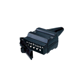12 PIN FLAT PLUG BL PK (1) - 82171BL