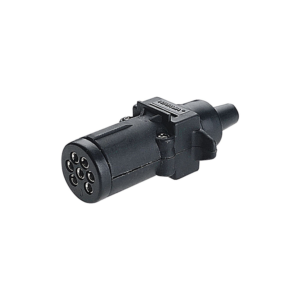 7PIN SML RND PLAS PLUG BL (1) - 82121BL