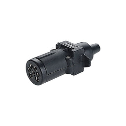 7PIN SML RND PLAS PLUG BL (1) - 82121BL