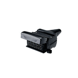 12 PIN FLAT TRAILER SOCKET NORMALY CLOSED - 82073BL