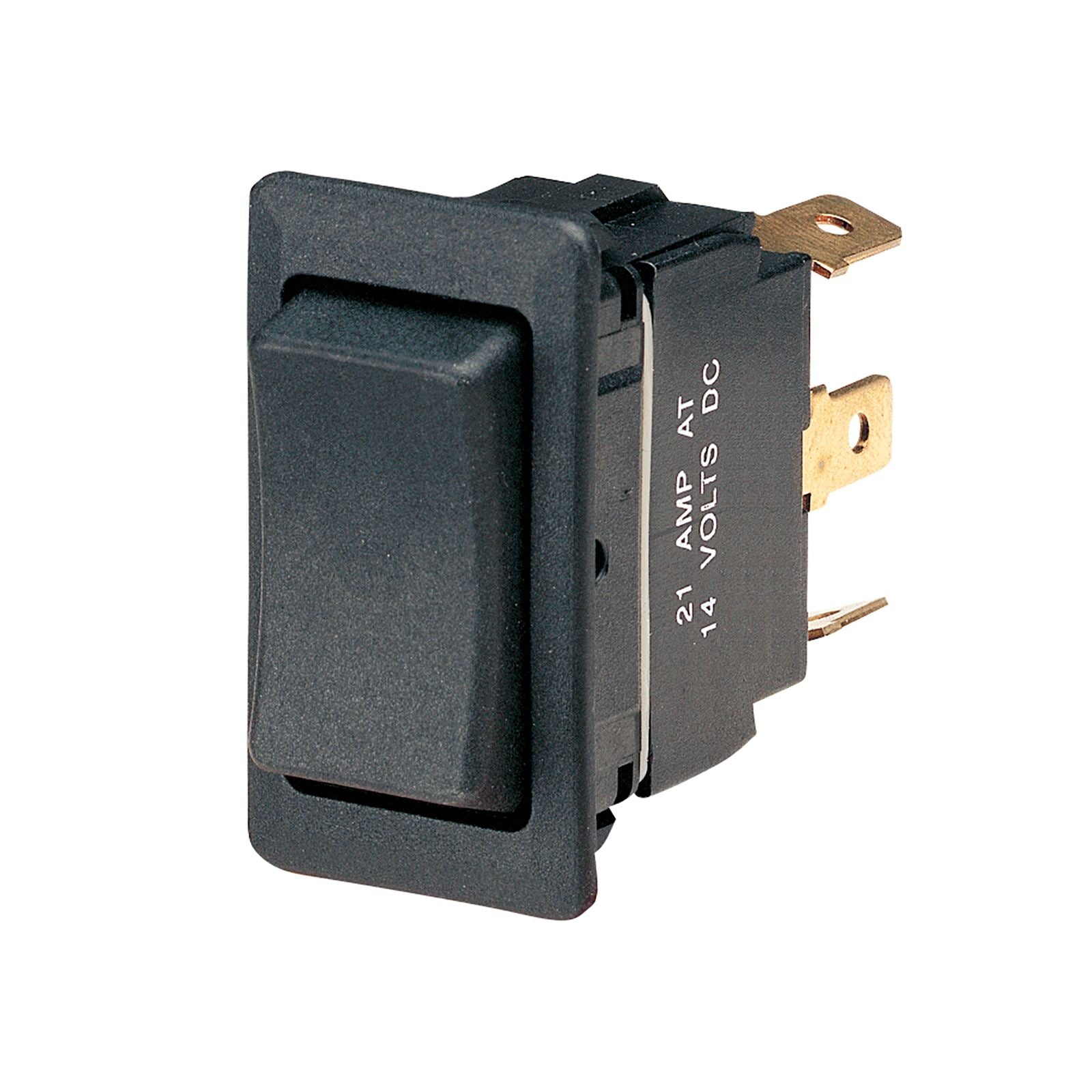MOMENTRY(ON)/OFF/MOMENTRY(ON) HVY-DTY ROCKR SWITCH - 63044BL