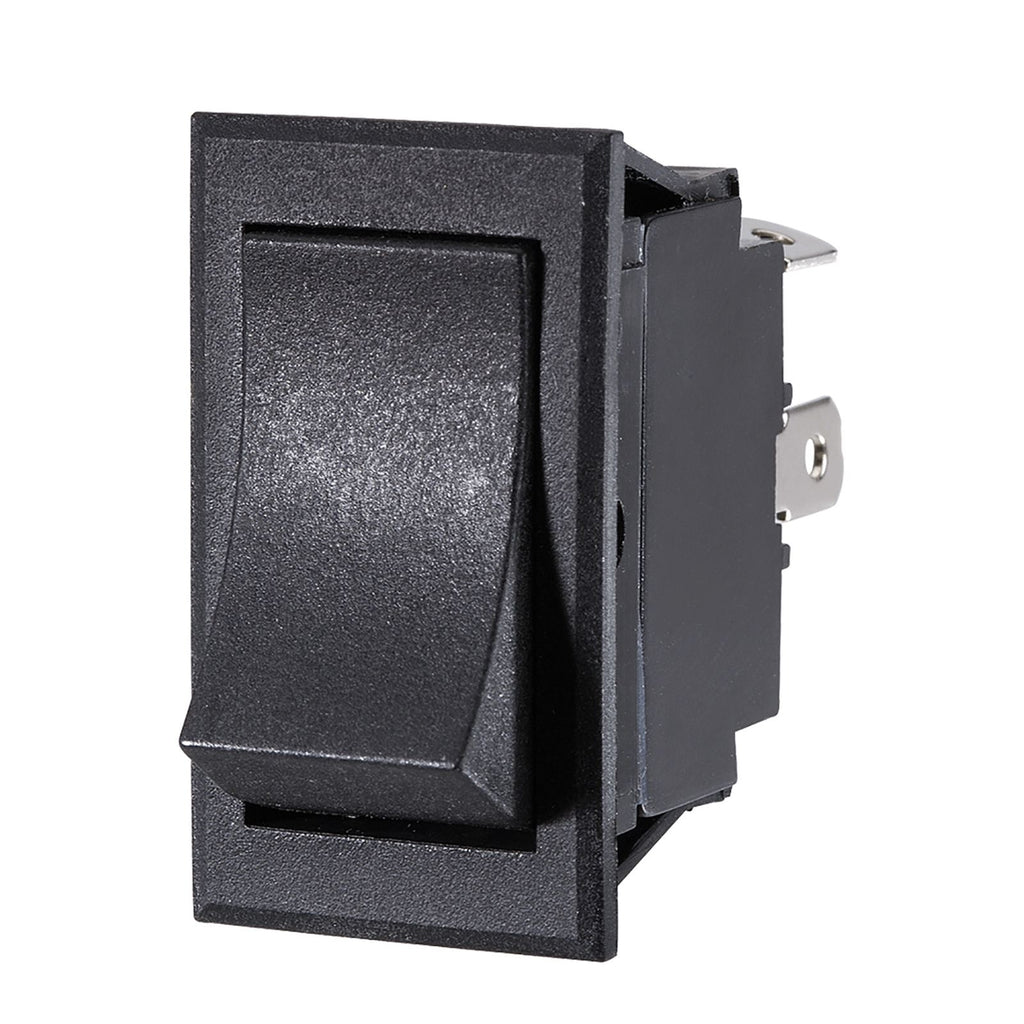 OFF/ON HEAVY-DUTY ROCKER SWITCH W PUSH ON TERMNALS - 63042BL