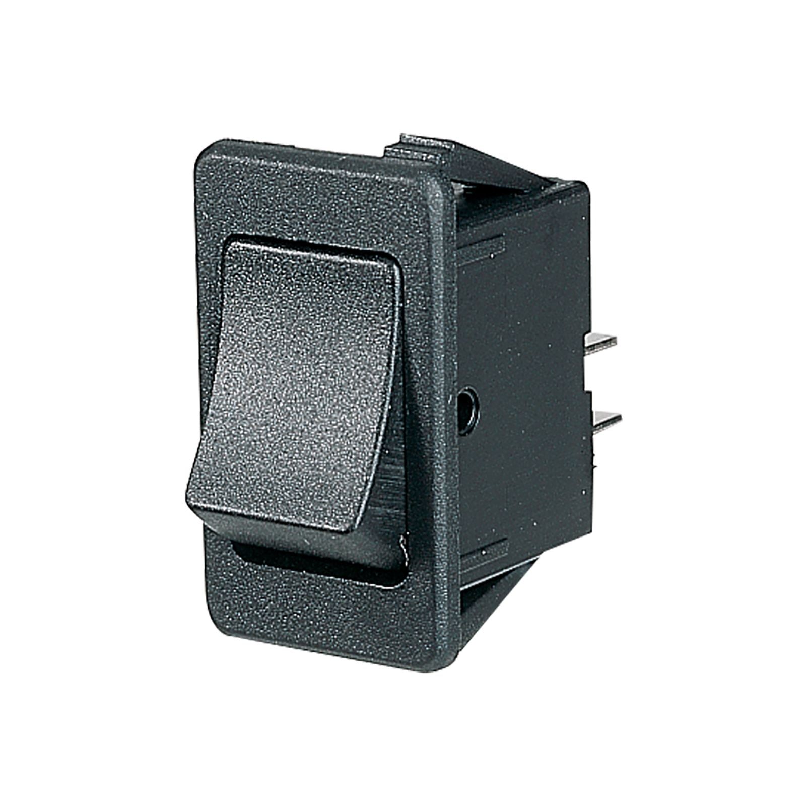 OFF/ON ROCKER SWITCH- W 6.3MM PUSH ON BLADE TERMIN - 63010BL
