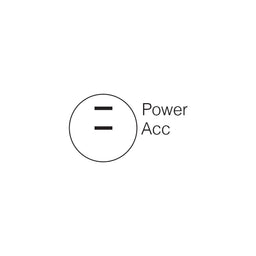 OFF/ON ROCKER SWITCH- MOUNTING OPENING 12.2MM DIAM - 62055BL
