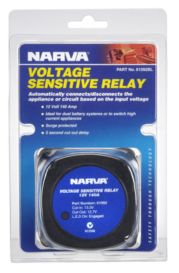 12 VOLT 140 AMP VOLTAGE SENSITIVE RELAY - 61092BL