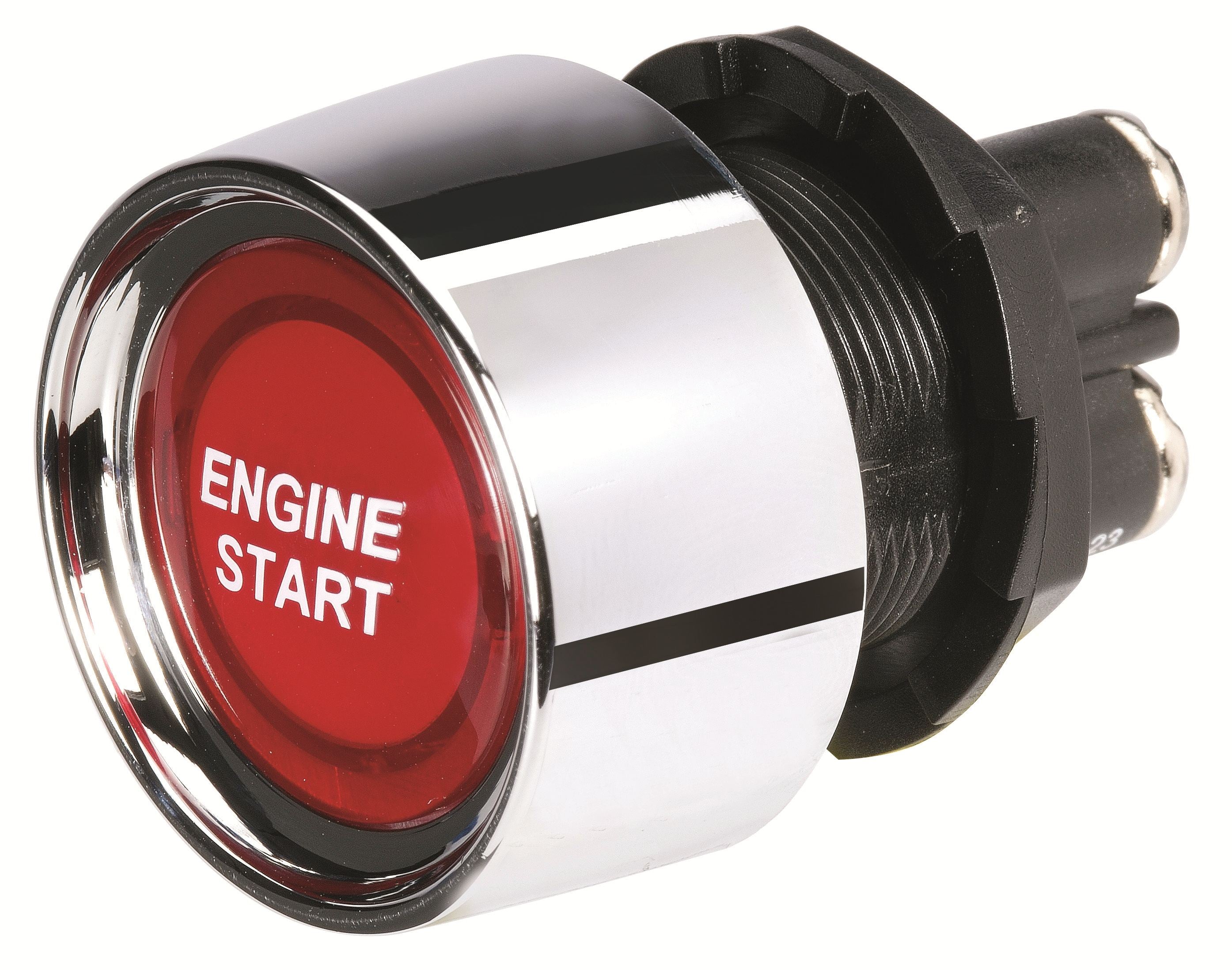 12 VOLT STARTER SWITCH WITH RED LED - 60099BL