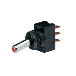 OFF/ON TOGGLE SWITCH WITH RED LED - 60049BL