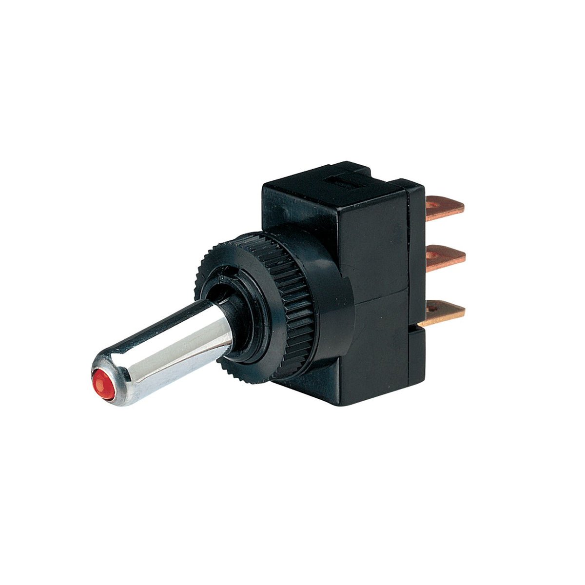 OFF/ON TOGGLE SWITCH WITH RED LED - 60049BL