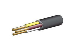 10A 3MM 3 CORE CABLE (100M) WHITE, YELLOW, BROWN - 5833-100WYB