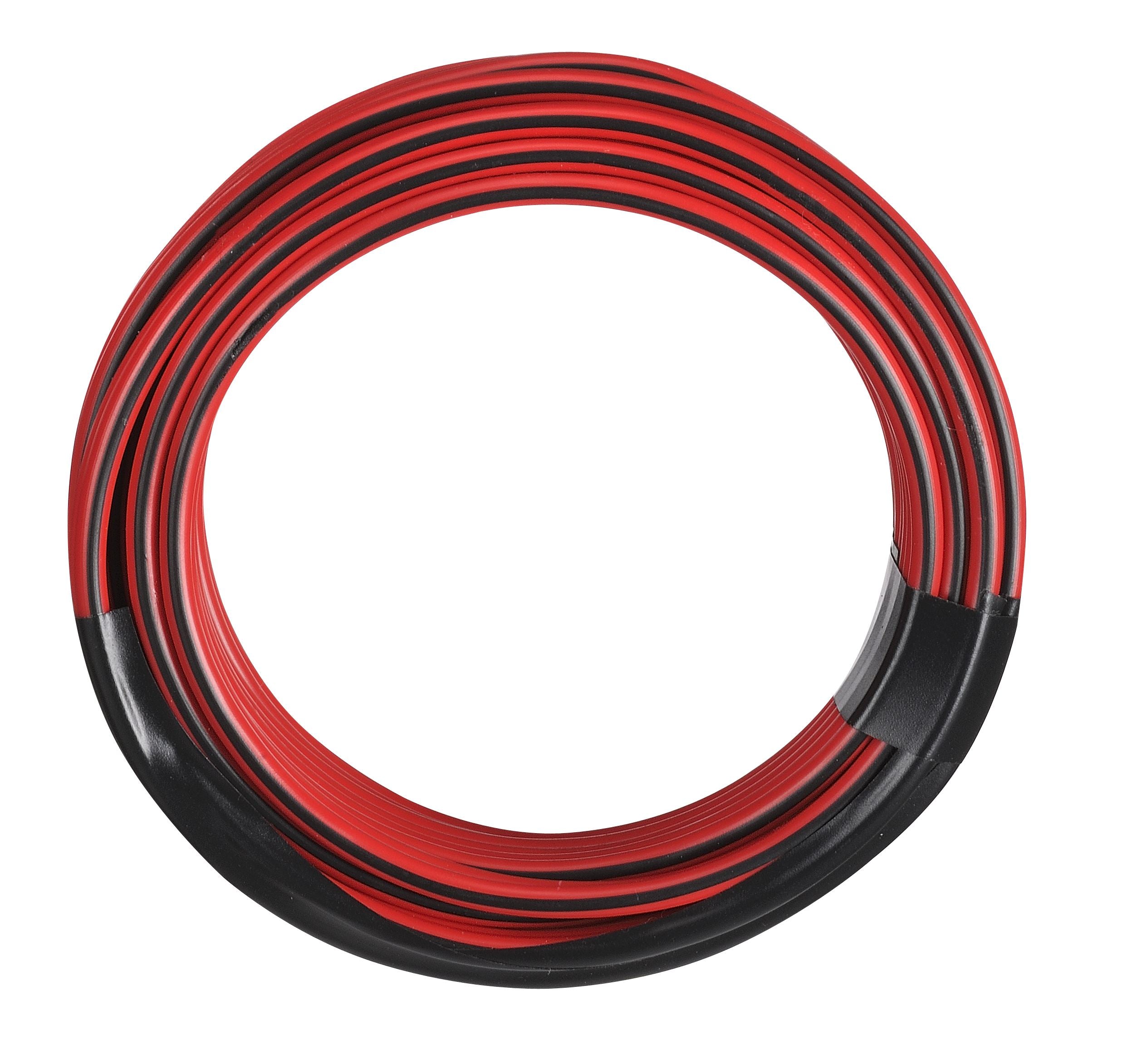 15A 4MM TWIN CORE FIG 8 CABLE (4M) RED W BLK TRACR - 5824-4F8