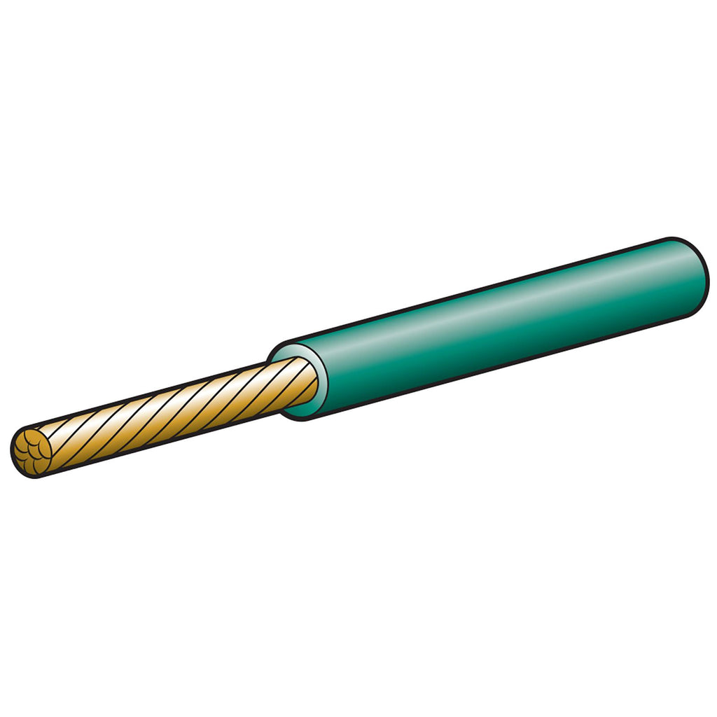 15A 4MM GREEN SINGLE CORE CABLE (30M) - 5814-30GN