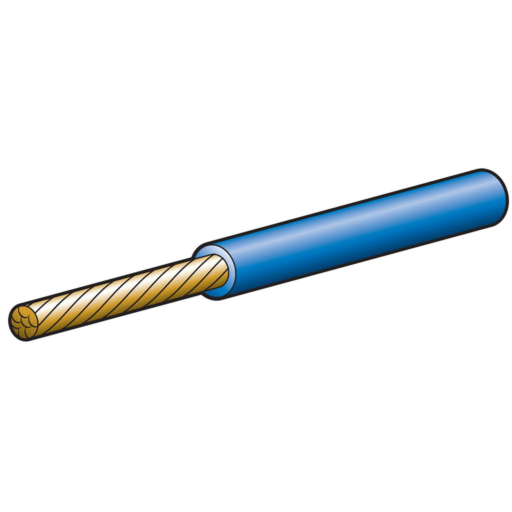 15A 4MM BLUE SINGLE CORE CABLE (30M) - 5814-30BE