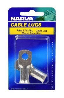50MM2 8MM STUD FLARED ENTRY CABLE LUG (PACK OF 2) - 57137BL