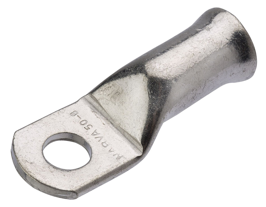 50MM2 8MM STUD FLARED ENTRY CABLE LUG (PACK OF 10) - 57137