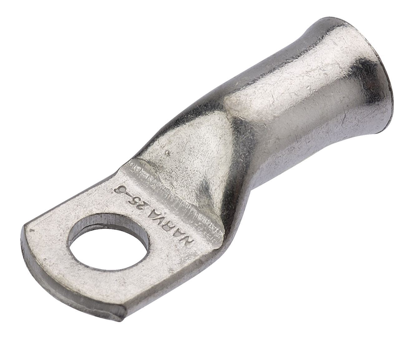 25MM2 6MM STUD FLARED ENTRY CABLE LUG (PACK OF 10) - 57128