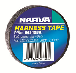 25MM PVC HARNESS TAPE (BLACK) - 56840BK