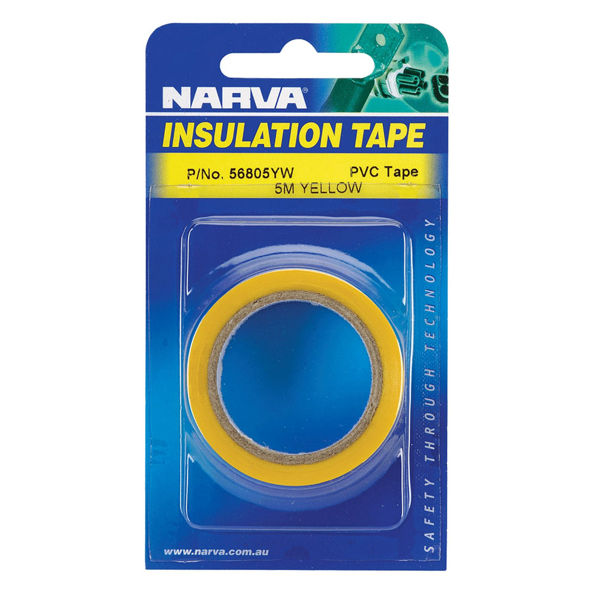 19MM PVC INSULATION TAPE (YELLOW) - 56805YW