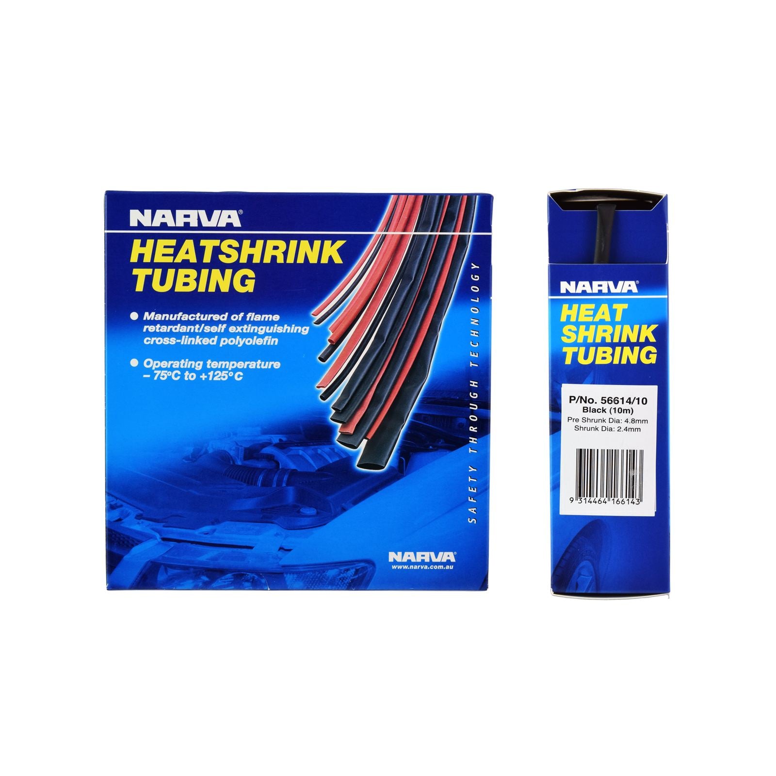 4.8MM BLACK HEATSHRINK TUBING DISPENSER (10M) - 56614/10