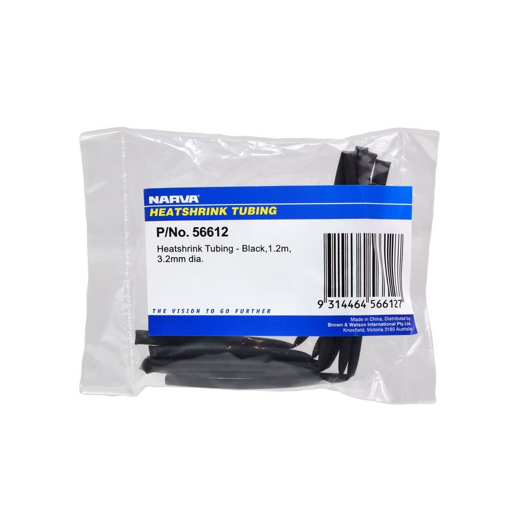 3.2MM BLACK HEATSHRINK (1.2M) - 56612