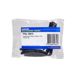 3.2MM BLACK HEATSHRINK (1.2M) - 56612