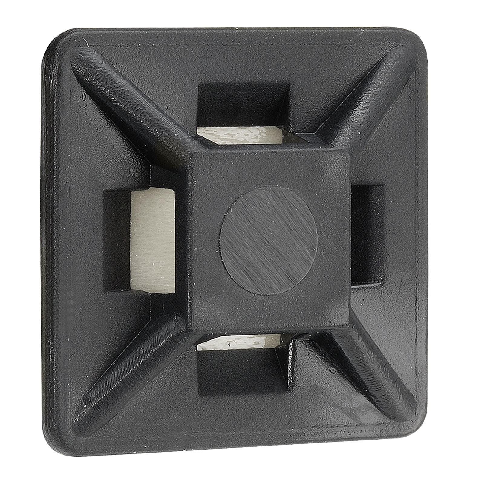CAB TIE MOUNTS BLCK 19MM (100) - 56442