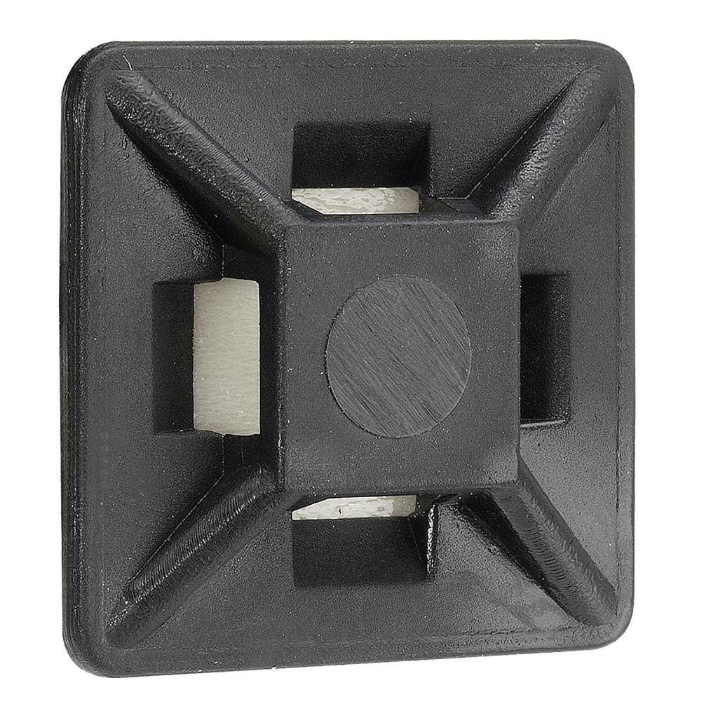 CAB TIE MOUNTS BLCK 19MM (100) - 56442