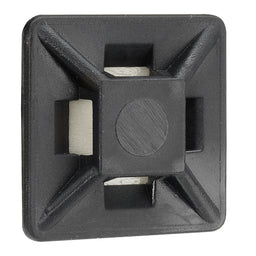 CAB TIE MOUNTS BLCK 19MM (100) - 56442
