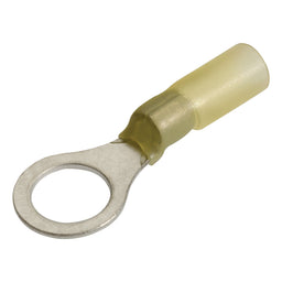 9.5MM ADHESIVE LINED RING TERMINAL YELLW 3/8" DIAM - 56374BL