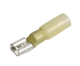 6.3 X 0.8MM ADHESIVE LINED FML BLADE TERMINL YELL - 56332BL