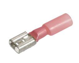 6.3 X 0.8MM ADHESIVE LINED FML BLADE TERMINL RED - 56328BL