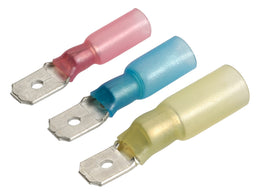 6.3 X 0.8MM ADHESIVE LINED MALE BLADE TERMINL BLUE - 56322BL