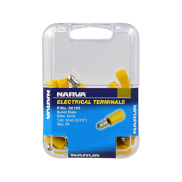 5.0MM MALE BULLET TERMINAL YELLOW (50 PACK) - 56155