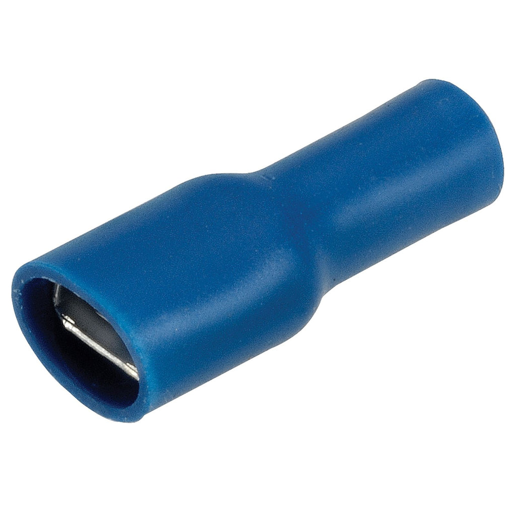 6.3 X 0.8MM FEMALE BLADE TERMINAL BLUE (10 PACK) - 56044BL