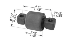 TORQUE ROD BUSH KENWORTH AIRGLIDE 2.75" OD - TMH2003