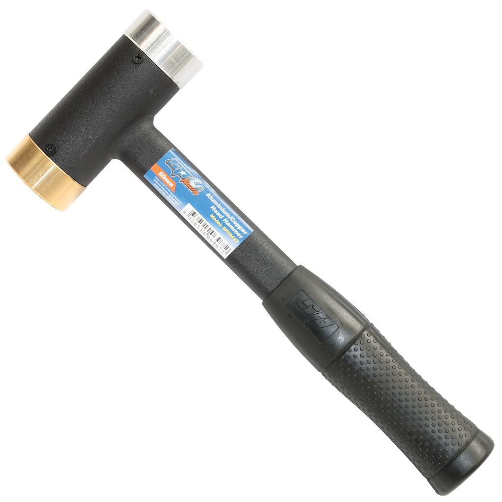 STRIKING TOOLS - HAMMER DUAL HEAD ALUM. & BRASS - - SP30427