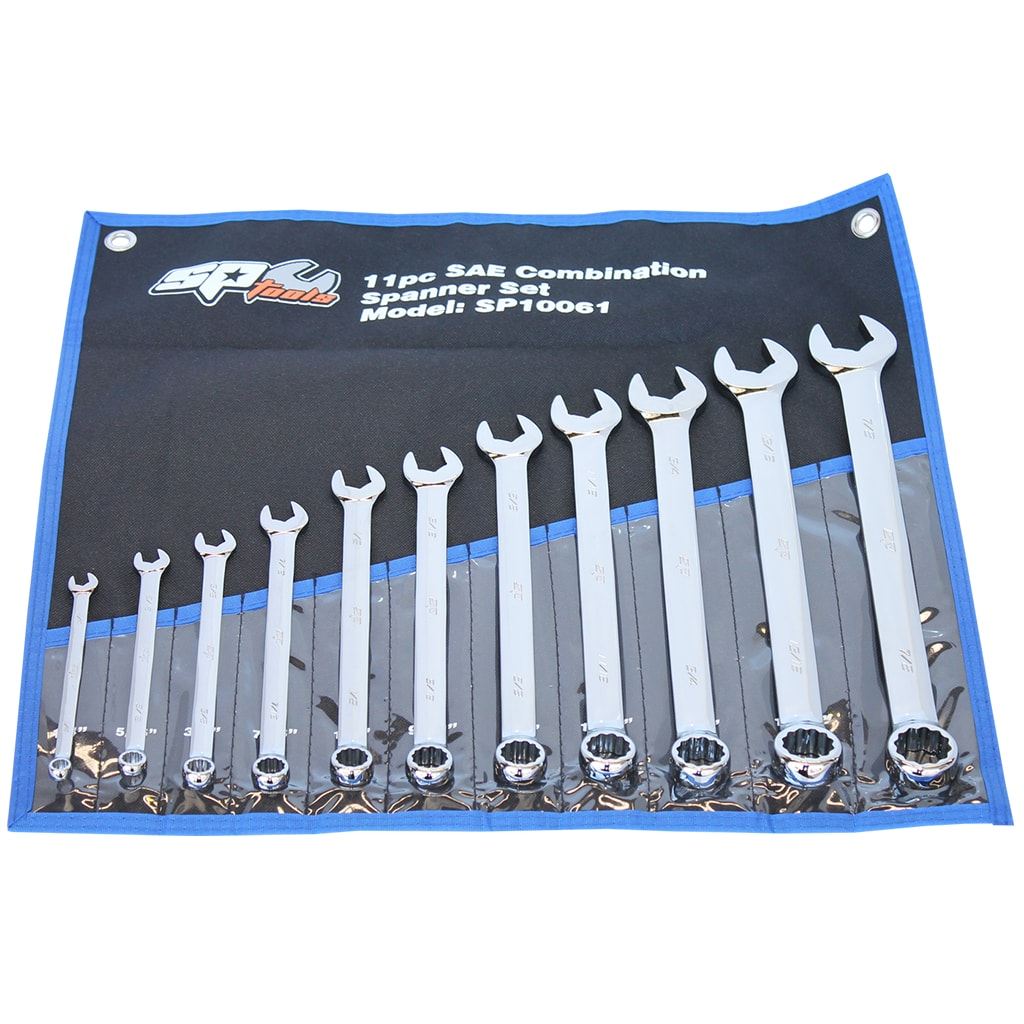SPANNER SET - ROE QUAD DRIVE SAE 11PC - SP10061