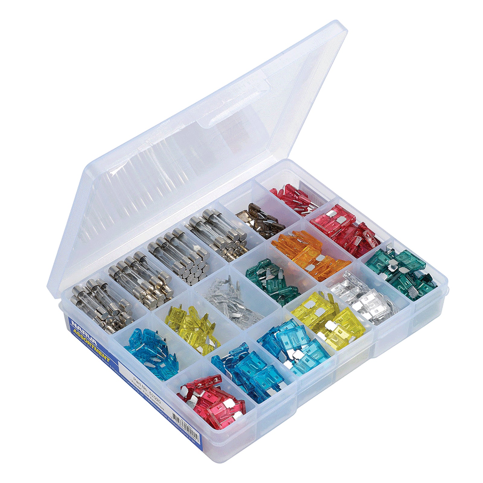 POPULAR FUSE ASSORTMENT - GLASS, MINI BLADE & ATS - 52020